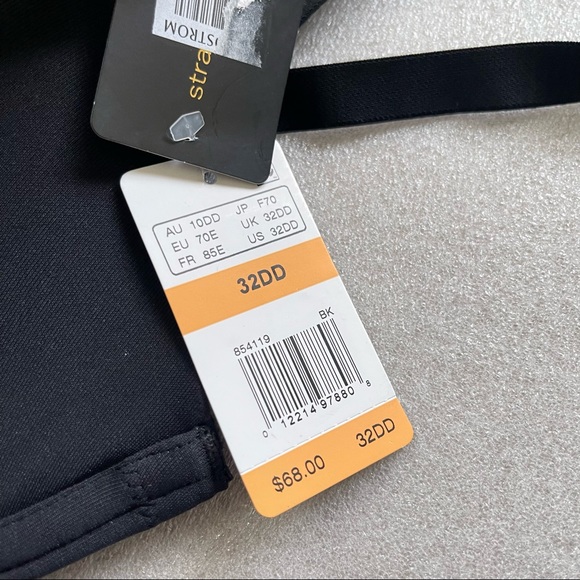 Wacoal Red Carpet Strapless Black Underwire Bra Size 32DD NWT - Picture 5 of 6